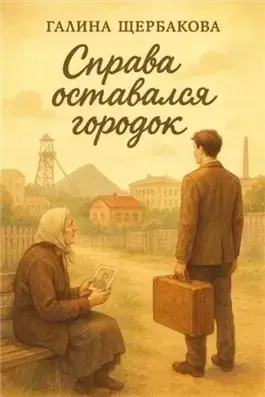 Справа оставался городок